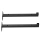 2pcs Heavy Duty Industrial Iron Shelf Brackets Scaffold Board Floating Bracket