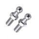 2pcs M8 Stainless Steel Ball Stud Bolt 10mm Struts Ball Ended Bolt Bonnet