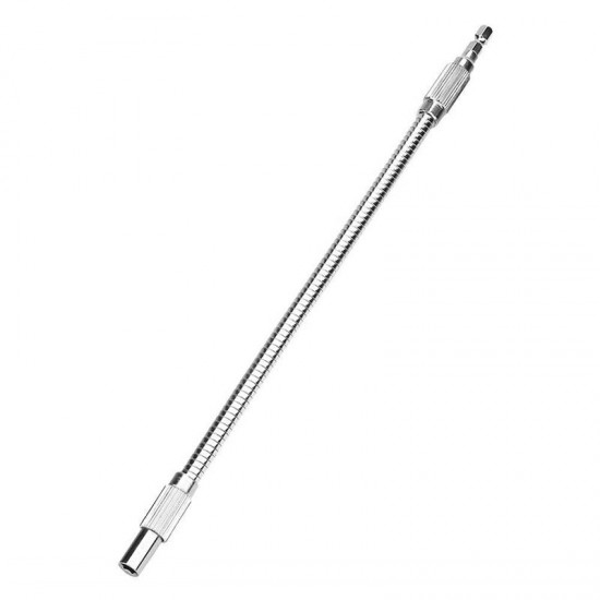 300mm 1/4 Inch Hex Drill Bit Flexible Shaft Screwdriver Extension Socket Holder Adapter