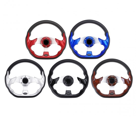 320mm Universal Leather Racing Steering Wheel Sports Drifting Steering Wheel