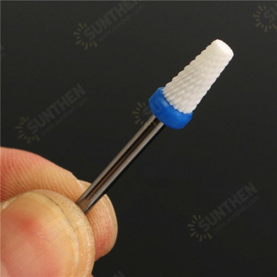 3/32 Inch Electric Drill Bit Grinding Machine Head Ceramic Nail File Drill Bit