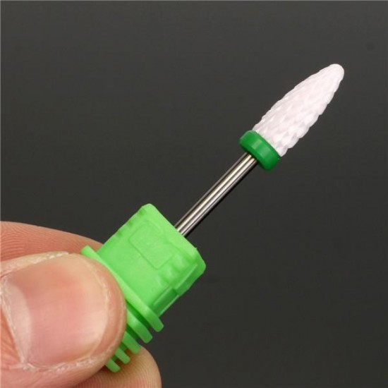 3/32 Inch Shank 6mm Grinding Head Electric Drill Bit Ceramic Nail File Drill Bit