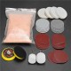 39pcs Glass Polishing Kit Scratch Remover Powder with Sanding Disc and Polishing Wheel
