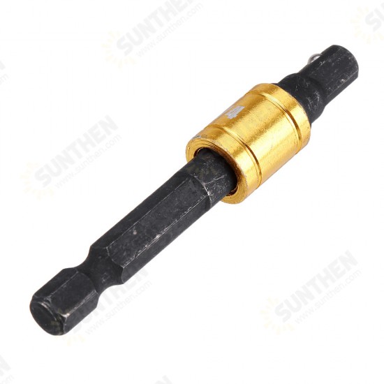 3Pcs Black Screwdriver Extension Bar Adapter 1/4 Inch Hex Shank Screwdriver Bit Socket Adapter