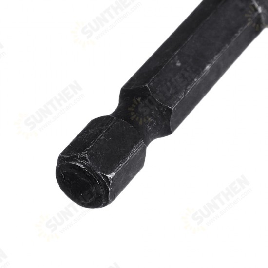 3Pcs Black Screwdriver Extension Bar Adapter 1/4 Inch Hex Shank Screwdriver Bit Socket Adapter