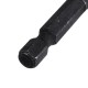 3Pcs Black Screwdriver Extension Bar Adapter 1/4 Inch Hex Shank Screwdriver Bit Socket Adapter