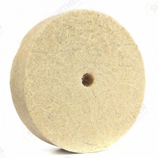 4 Inch 100mm Polishing Buffing Wheel Wool Felt Polisher Disc Pad