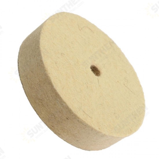 4 Inch 100mm Polishing Buffing Wheel Wool Felt Polisher Disc Pad