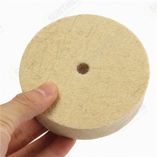 4 Inch 100mm Polishing Buffing Wheel Wool Felt Polisher Disc Pad