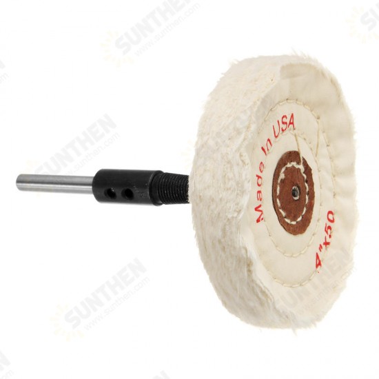 4 Inch Felt Wool Polishing Wheel Adapter Set Changed Electric Drill Into Polishing Machine