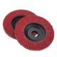 4 Inch Red Corundum Net or Plastic Cover Polishing Wheel Grinding Disc