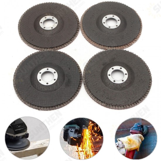 40/60/80/120 Grit Grinding Wheel Flap Disc 125mm 5 Inch Angle Grinder Sanding Tool