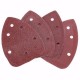 40pcs 60/80/120/240 Grit Mouse Sanding Sheets 140x100mm Triangle Sandpaper Sander Pads