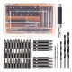 44pcs Wood Masonary Drill Set Chrome Vanadium Steel Screwdriver Bits Power Drilling Tools Repair Hand Tools Kit in Storage Case