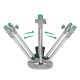 45 Degree Adjustable Angle Drill Guide Drill Holder Stand Positioning Bracket for Electric Drill