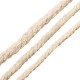 4/5/6mm Macrame Rope Natural Beige Cotton Twisted Cord String DIY Jewelry Bracelet Craft