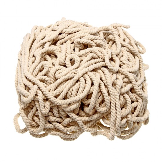 4/5/6mm Macrame Rope Natural Beige Cotton Twisted Cord String DIY Jewelry Bracelet Craft