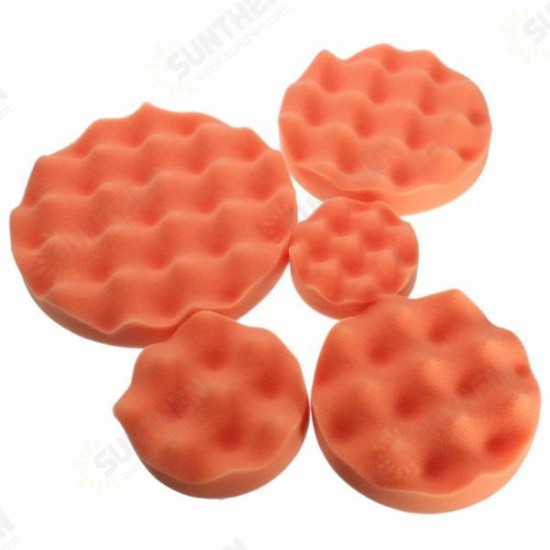 4pcs 3-7 Inch Buffing Polishing Sponge Pads kit for Car Polisher