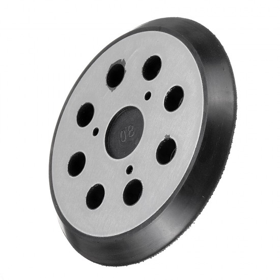 5 Inch 125mm 8 Holes Polishing Pad Hook Loop Sander Pad for Black Deck Makita