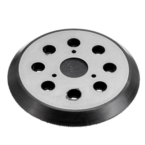 5 Inch 125mm 8 Holes Polishing Pad Hook Loop Sander Pad for Black Deck Makita