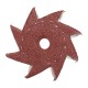 50Pcs 80/120/180/240/320 Grit Octagonal Abrasive Sandpaper Double Layer Sanding Buffing Tool