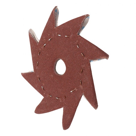 50Pcs 80/120/180/240/320 Grit Octagonal Abrasive Sandpaper Double Layer Sanding Buffing Tool