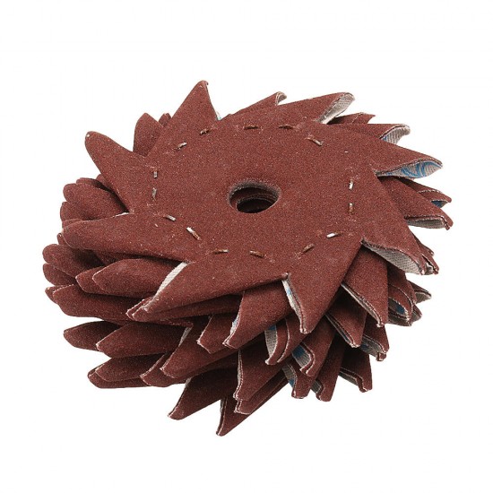 50Pcs 80/120/180/240/320 Grit Octagonal Abrasive Sandpaper Double Layer Sanding Buffing Tool