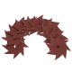 50Pcs 80/120/180/240/320 Grit Octagonal Abrasive Sandpaper Double Layer Sanding Buffing Tool