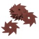 50Pcs 80/120/180/240/320 Grit Octagonal Abrasive Sandpaper Double Layer Sanding Buffing Tool