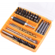 57pcs Wood Masonary Drill Set Chrome Vanadium Steel Screwdriver Bits Power Drilling Tools Repair Hand Tools Kit in Storage Case