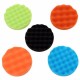 5pcs 6 Inch Sponge Polishing Buffing Pad Kit For Car Polisher