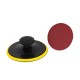 60pcs 3 Inch 60/80/120 Grit Sandpaper with 75mm Hand Polishing Pad for Polishing Abrasive Tools