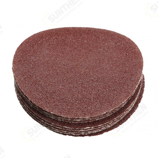 60pcs 3 Inch 60/80/120 Grit Sandpaper with 75mm Hand Polishing Pad for Polishing Abrasive Tools