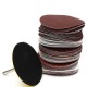 60pcs Sand Paper Mixed Set With 3 Inch Abrasives Hook And Loop Sanding Pad