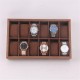 6/12/18 Slots Wooden Watch Display Tray Collection Storage Case Organizer Box