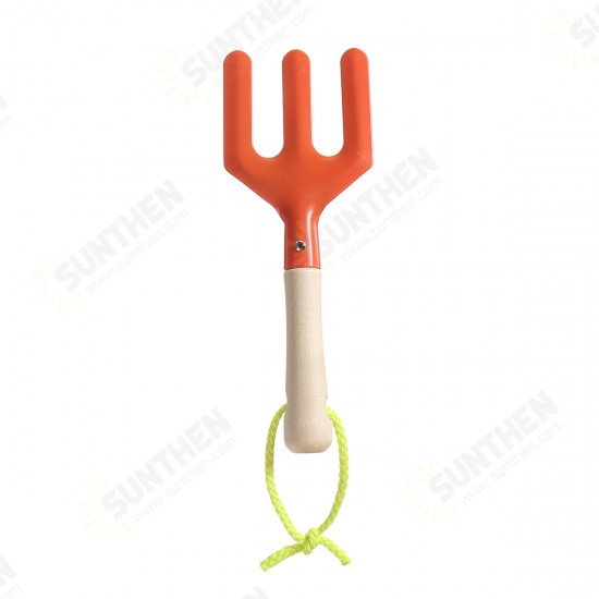 6Pcs Kids Gardening Tools Children Shovel Spade Fork Set Tote Bag Garden Yard