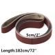 6pcs 5x182cm Sanding Belts 180-800 Grit Abrasive Sanding Belts For Sander Grinding