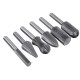 6pcs 6mm Shank Tungsten Steel Carbide Burrs For Rotary Drill Bit Die Grinder