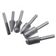 6pcs 6mm Shank Tungsten Steel Carbide Burrs For Rotary Drill Bit Die Grinder