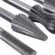 6pcs 6mm Shank Tungsten Steel Carbide Burrs For Rotary Drill Bit Die Grinder