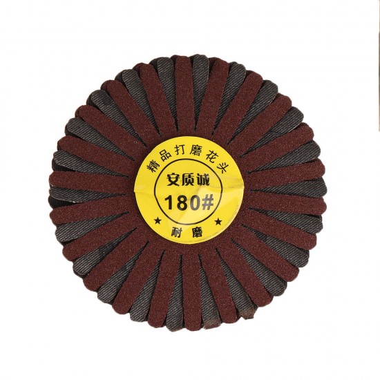 6x80mm Sanding Wheel Sandpaper Drum 80/120/180/320 Grit Polishing Wheel Abrasive Tool