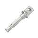 7-19mm Manual Socket Wrench with Screwdriver Bits 290mm Flexible Shaft Extension Screwdriver Bit