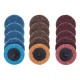 70pcs Sanding Discs Set 2inch Type R Roll Lock Discs Pads Sanding Abrasives US