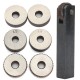 7pcs Knurling Knurler Tool 0.5/1.5/2mm Pitch Single Wheel Straight Wheel Linear Knurl Set