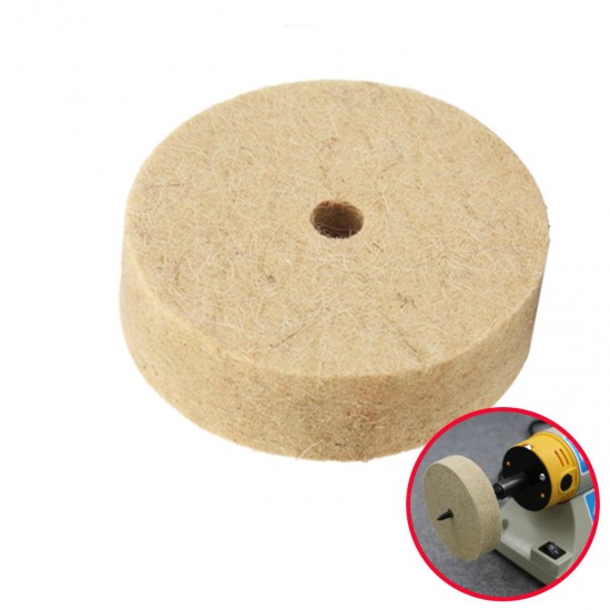 80mm Wool Polishing Wheel Buffing Wool Felt Polisher Disc