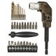 90 Degree Bit Right Angle Driver Electric Screwdriver Drill Turning Device Angle Adapter Bit Corner Screwdriver Corner