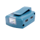 Adapter LED Working Light for Makita 14.4V/18V Li-on Battery BL1830 BL1430 Dual USB Converter with LED Lamp for Makita