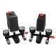 Air Compressor Pressure Switch Control Valve Manifold Regulator Gauges With Quick Connector