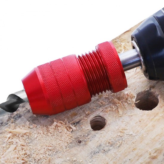 Aluminum Alloy Adjustable Drill Stop Collar Limit Rings Locator Depth Stopper Woodworking Punching Aid Tool