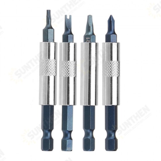 17 In 1 Screwdriver Bit Set Alloy Steel 1/4 Inch Hex Shank Screwdriver